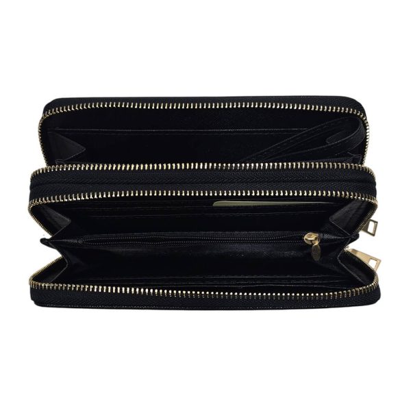 ΠΟΡΤΟΦΟΛΙ ΓΥΝΑΙΚΕΙΟ ΜΕ ΦΕΡΜΟΥΑΡ 8112 ΜΑΥΡΟ 19X9X4εκ.