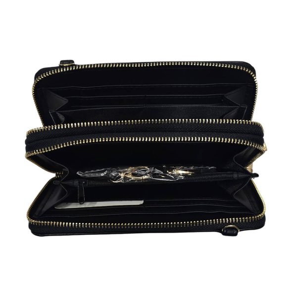 ΠΟΡΤΟΦΟΛΙ ΓΥΝΑΙΚΕΙΟ ΜΕ ΦΕΡΜΟΥΑΡ 101-2XL ΜΑΥΡΟ 10Χ20Χ4εκ.