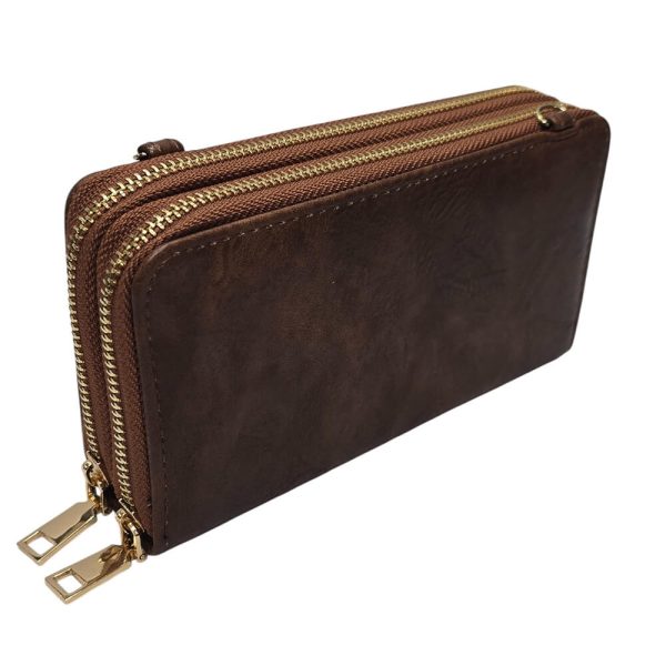 ΠΟΡΤΟΦΟΛΙ ΓΥΝΑΙΚΕΙΟ ΜΕ ΦΕΡΜΟΥΑΡ 101-2XL ΚΑΦΕ 10Χ20Χ4εκ.