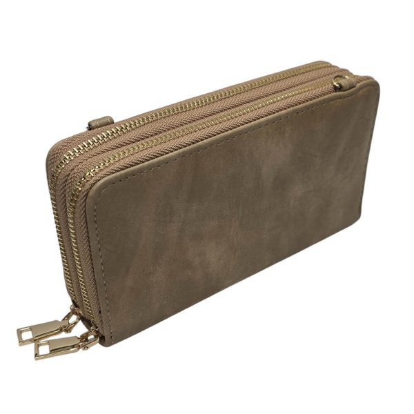 ΠΟΡΤΟΦΟΛΙ ΓΥΝΑΙΚΕΙΟ ΜΕ ΦΕΡΜΟΥΑΡ 101-2XL ΜΠΕΖ 10Χ20Χ4εκ.