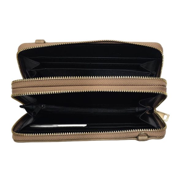 ΠΟΡΤΟΦΟΛΙ ΓΥΝΑΙΚΕΙΟ ΜΕ ΦΕΡΜΟΥΑΡ 101-2XL ΜΠΕΖ 10Χ20Χ4εκ.