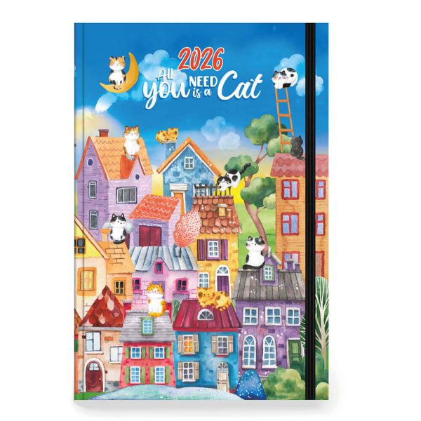 ΗΜΕΡΟΛΟΓΙΟ ΗΜΕΡΗΣΙΟ INNUENDO 10X14εκ. ΜΕ ΛΑΣΤΙΧΟ 355598 (διάφορα σχέδια)