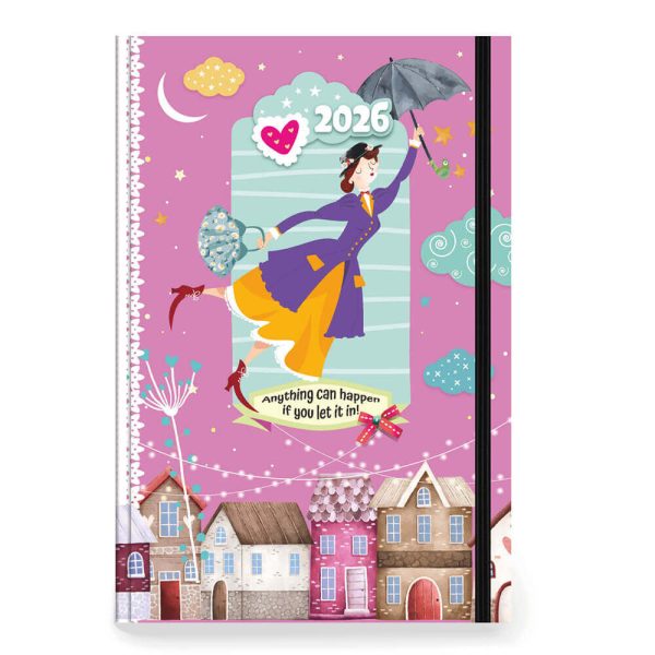 ΗΜΕΡΟΛΟΓΙΟ ΗΜΕΡΗΣΙΟ INNUENDO 12X17εκ. ΜΕ ΛΑΣΤΙΧΟ 355567 (διάφορα σχέδια)