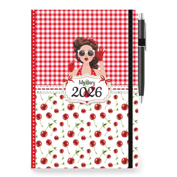 ΗΜΕΡΟΛΟΓΙΟ ΗΜΕΡΗΣΙΟ PALMARE 10X14εκ. ΜΕ ΛΑΣΤΙΧΟ/ΣΤΥΛΟ 001366 (διάφορα σχέδια)