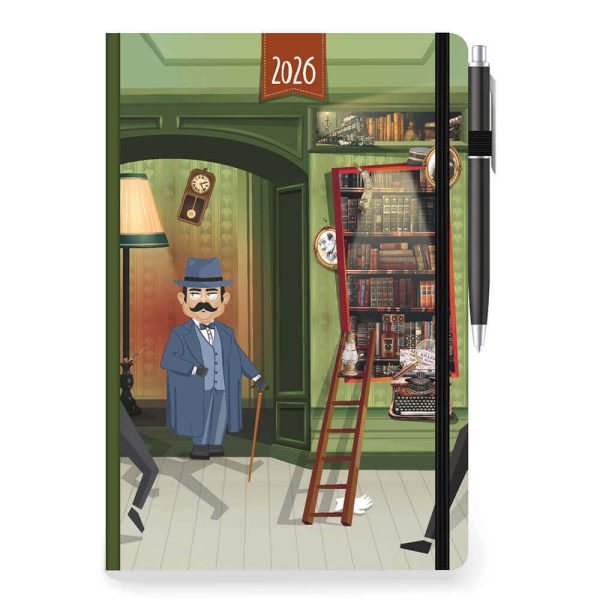 ΗΜΕΡΟΛΟΓΙΟ ΗΜΕΡΗΣΙΟ PALMARE 10X14εκ. ΜΕ ΛΑΣΤΙΧΟ/ΣΤΥΛΟ 001366 (διάφορα σχέδια)