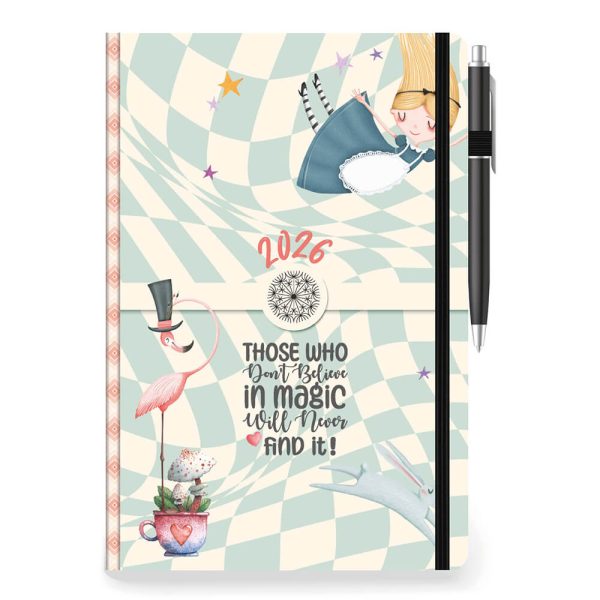 ΗΜΕΡΟΛΟΓΙΟ ΗΜΕΡΗΣΙΟ ΚΑΡΟ 10X14εκ. ΜΕ ΛΑΣΤΙΧΟ/ΣΤΥΛΟ 890115 (διάφορα σχέδια)