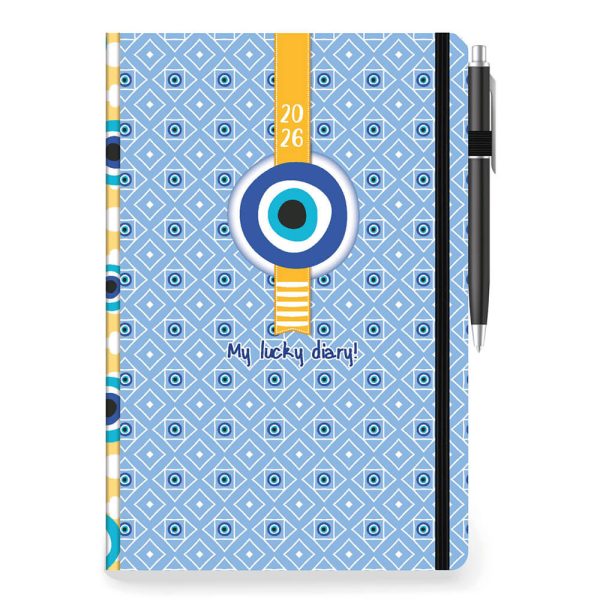 ΗΜΕΡΟΛΟΓΙΟ ΗΜΕΡΗΣΙΟ ΚΑΡΟ 12X17εκ. ΜΕ ΛΑΣΤΙΧΟ/ΣΤΥΛΟ 890122 (διάφορα σχέδια)