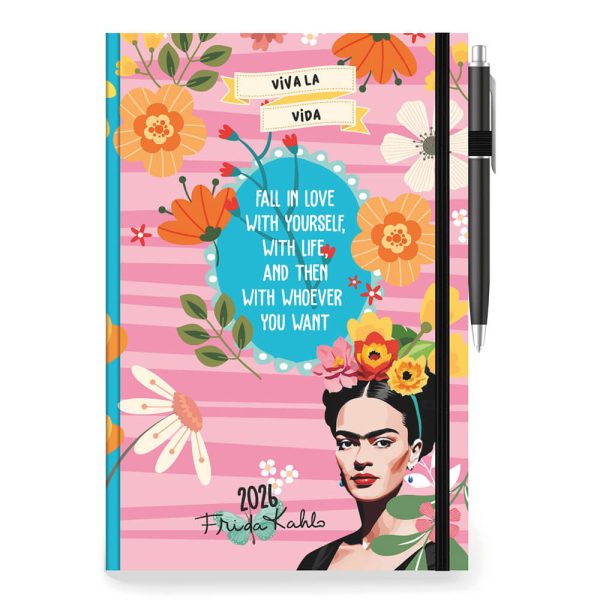 ΗΜΕΡΟΛΟΓΙΟ ΗΜΕΡΗΣΙΟ QUOTE 14X21εκ. ΜΕ ΛΑΣΤΙΧΟ/ΣΤΥΛΟ 890160 (διάφορα σχέδια)