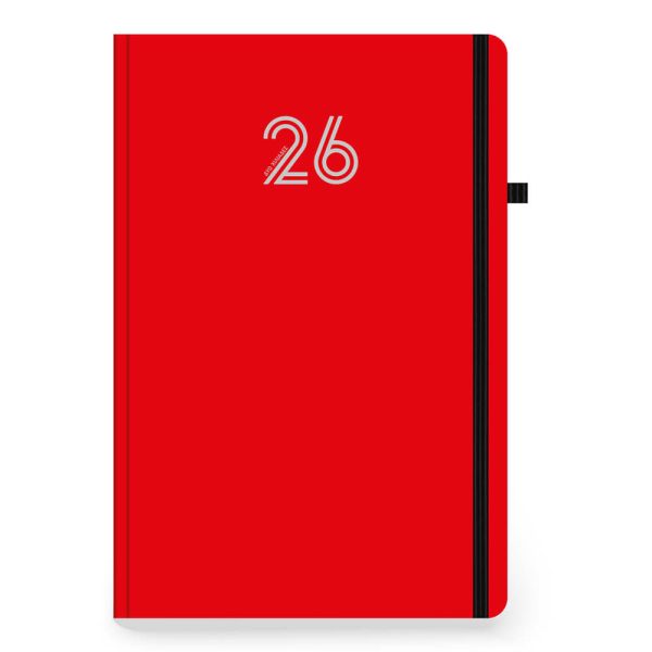 ΗΜΕΡΟΛΟΓΙΟ ΗΜΕΡΗΣΙΟ ULTIMA 12X17εκ. ΜΕ ΛΑΣΤΙΧΟ/ΣΤΥΛΟ 892729 (διάφορα χρώματα)