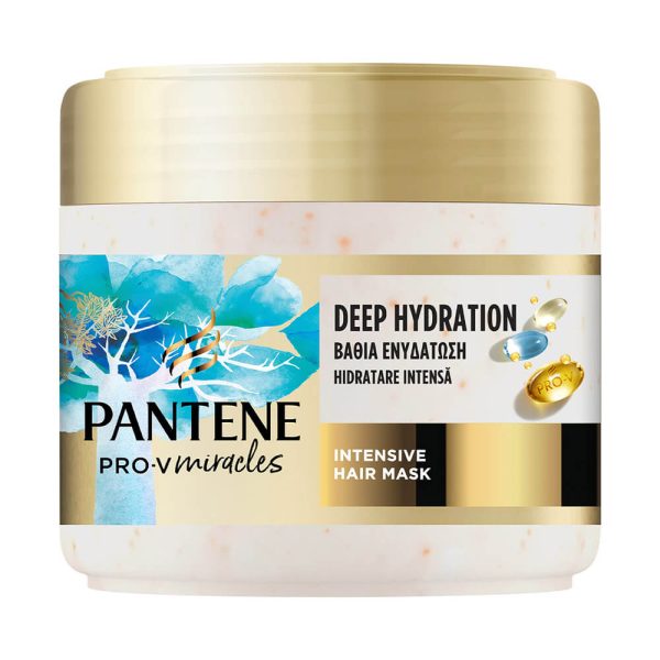 PANTENE PRO-V MIRACLES ΜΑΣΚΑ ΜΑΛΛΙΩΝ 300ml DEEP HYDRATION