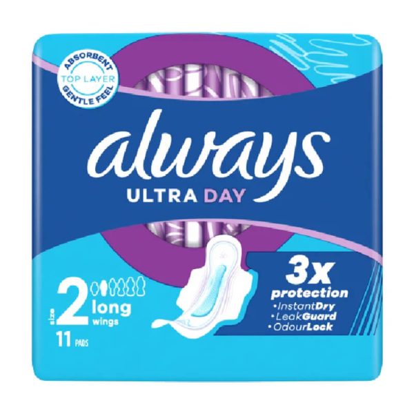 ALWAYS ΣΕΡΒΙΕΤΕΣ ULTRA 2 LONG 8τεμ. ΜΕ ΦΤΕΡΑ