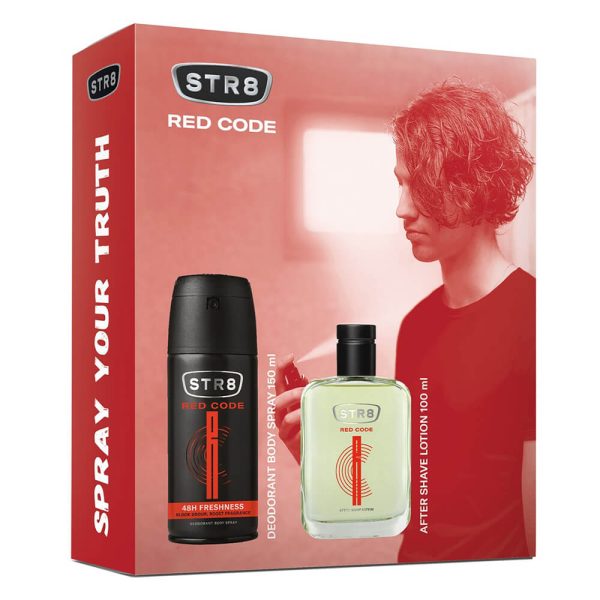 STR8 GIFT SET RED CODE ASL 100ml + DEO SPRAY 150ml