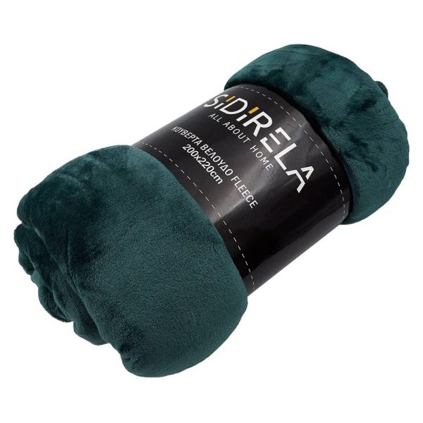 ΚΟΥΒΕΡΤΑ FLEECE 200Χ220εκ. ΒΕΛΟΥΔΟ ΠΕΤΡΟΛ 0464