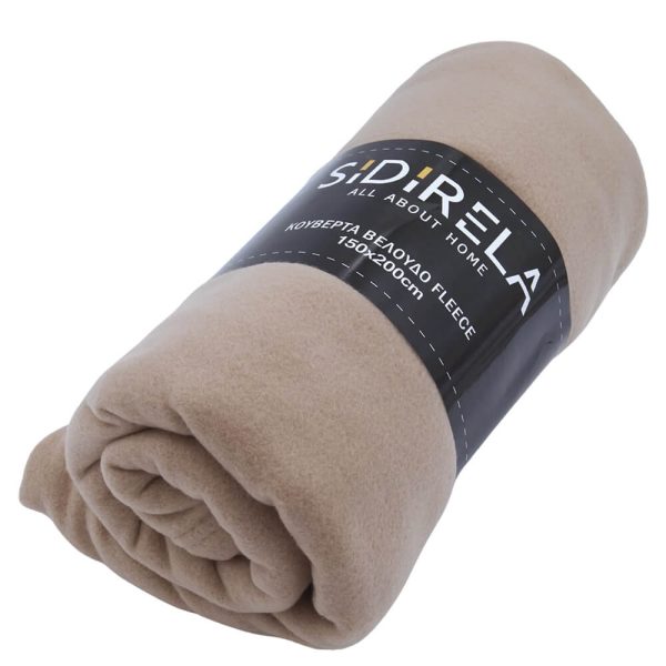 ΚΟΥΒΕΡΤΑ FLEECE 150Χ200εκ. ΜΠΕΖ 0692