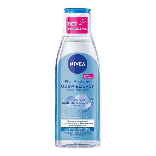 NIVEA MICELLAIR ΝΕΡΟ ΝΤΕΜΑΚΙΓΙΑΖ & ΚΑΘΑΡΙΣΜΟΥ ΠΡΟΣΩΠΟΥ 200ml ΚΑΝΟΝΙΚΟ ΔΕΡΜΑ