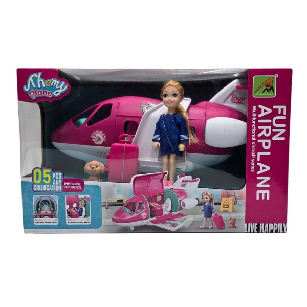 ΑΕΡΟΠΛΑΝΟ FUN AIRPLANE ΜΕ ΚΟΥΚΛΑ 33x20εκ. Νο.9045-1