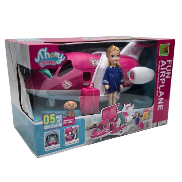 ΑΕΡΟΠΛΑΝΟ FUN AIRPLANE ΜΕ ΚΟΥΚΛΑ 33x20εκ. Νο.9045-1