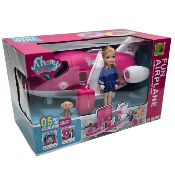 ΑΕΡΟΠΛΑΝΟ FUN AIRPLANE ΜΕ ΚΟΥΚΛΑ 33x20εκ. Νο.9045-1