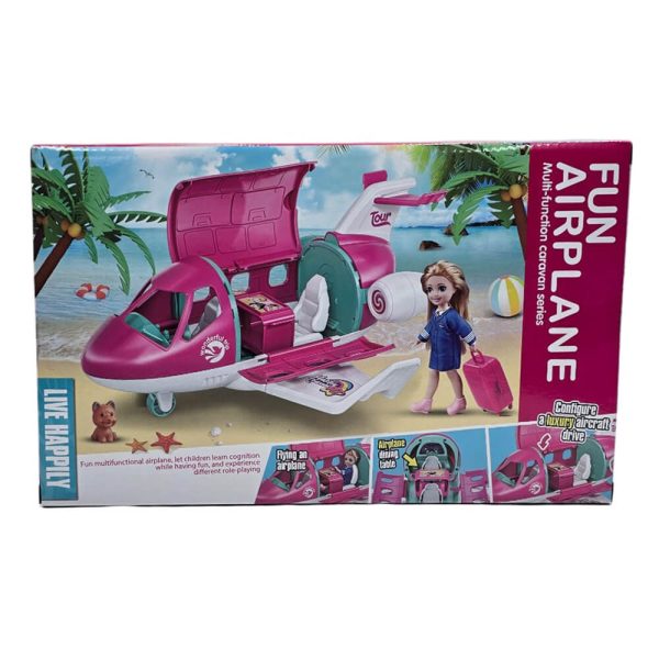 ΑΕΡΟΠΛΑΝΟ FUN AIRPLANE ΜΕ ΚΟΥΚΛΑ 33x20εκ. Νο.9045-1