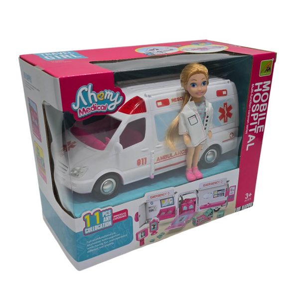 ΑΣΘΕΝΟΦΟΡΟ MOBILE HOSPITAL ΜΕ ΚΟΥΚΛΑ 27x21εκ. Νο.9045-13