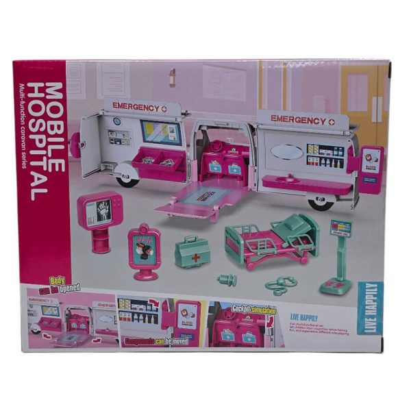 ΑΣΘΕΝΟΦΟΡΟ MOBILE HOSPITAL ΜΕ ΚΟΥΚΛΑ 27x21εκ. Νο.9045-13