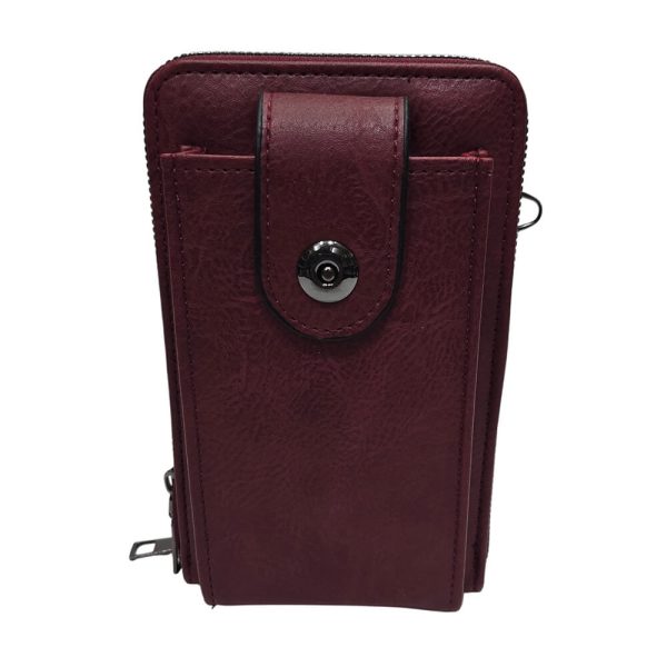 ΤΣΑΝΤΑΚΙ ΩΜΟΥ UNISEX Νο.5263 ΜΠΟΡΝΤΩ 12Χ17Χ7εκ.