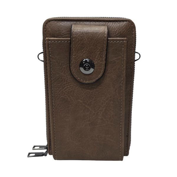 ΤΣΑΝΤΑΚΙ ΩΜΟΥ UNISEX Νο.5263 ΚΑΦΕ 12Χ17Χ7εκ.