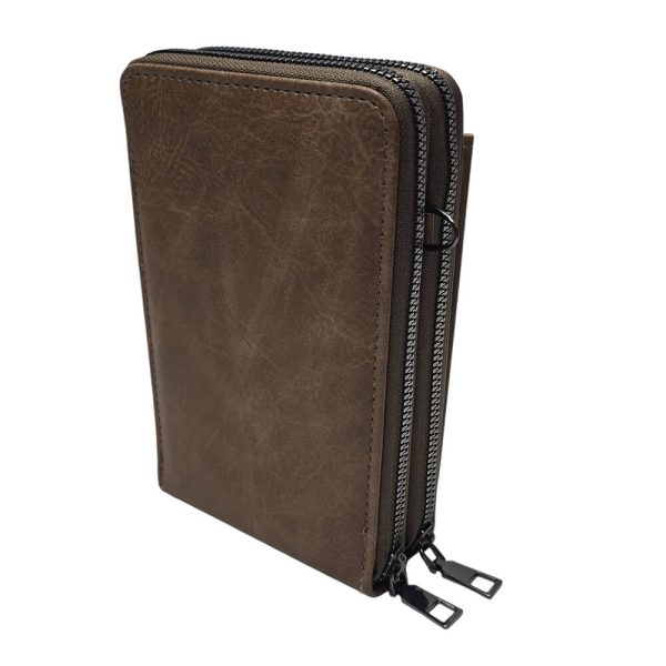 ΤΣΑΝΤΑΚΙ ΩΜΟΥ UNISEX Νο.5263 ΚΑΦΕ 12Χ17Χ7εκ.