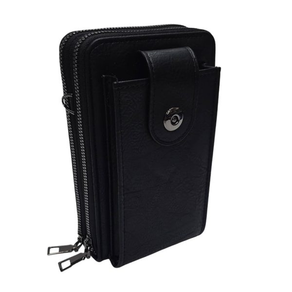 ΤΣΑΝΤΑΚΙ ΩΜΟΥ UNISEX Νο.5263 ΜΑΥΡΟ 12Χ17Χ7εκ.