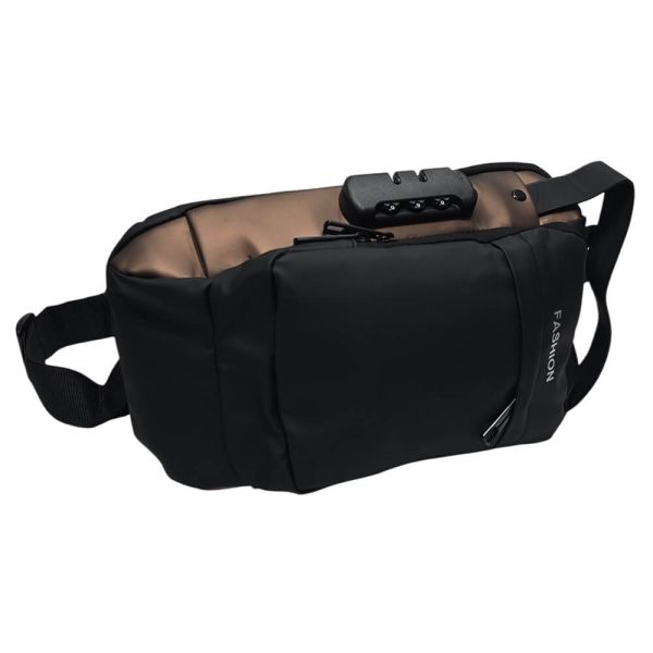 ΤΣΑΝΤΑΚΙ ΩΜΟΥ ΑΝΔΡΙΚΟ Νο.88041-1 ΜΑΥΡΟ-ΧΡΥΣΟ 16Χ30Χ6εκ.