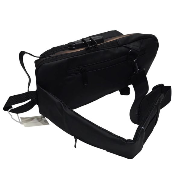 ΤΣΑΝΤΑΚΙ ΩΜΟΥ ΑΝΔΡΙΚΟ Νο.88041-1 ΜΑΥΡΟ-ΧΡΥΣΟ 16Χ30Χ6εκ.