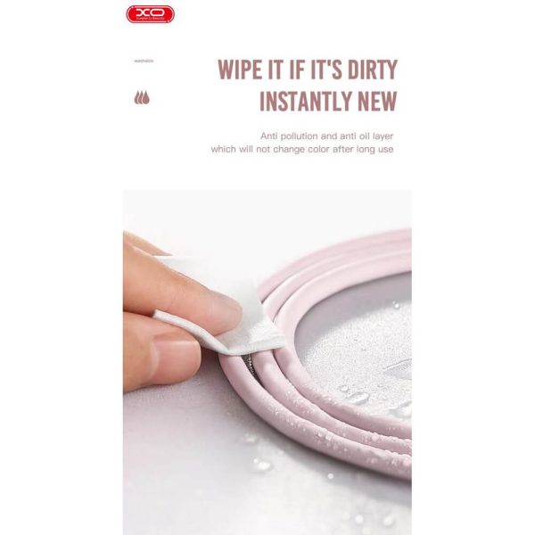 ΚΑΛΩΔΙΟ ΦΟΡΤΙΣΗΣ TYPE C to TYPE C 1m 60W ΡΟΖ XO-NBQ226B