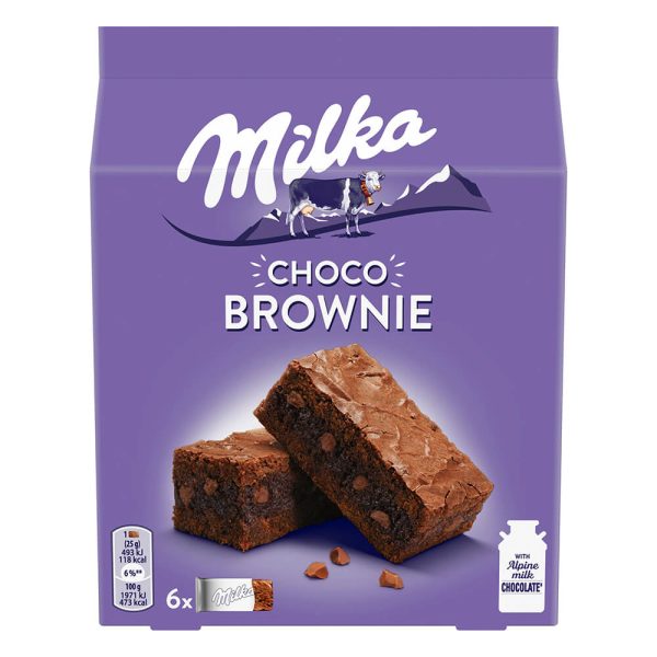 MILKA CAKE ΣΟΚΟΛΑΤΑΣ 6x25g BROWNIE