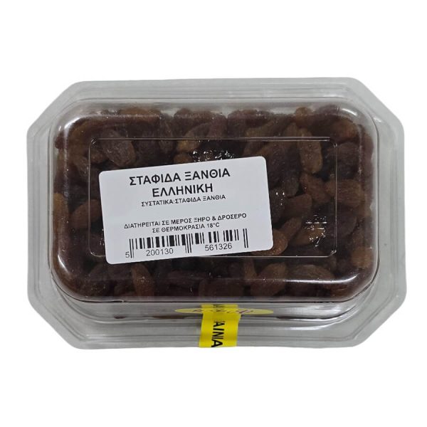ΑΘΗΝΑ ΞΗΡΟΙ ΚΑΡΠΟΙ PET ΣΤΑΦΙΔΑ ΞΑΝΘΙΑ ΕΛΛΗΝΙΚΗ 200g