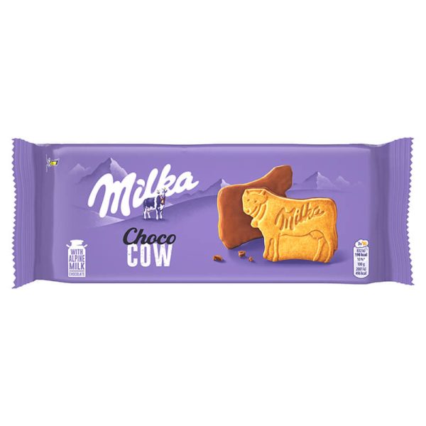 MILKA CHOCO COW ΜΠΙΣΚΟΤΑ ΜΕ ΣΟΚΟΛΑΤΑ ΓΑΛΑΚΤΟΣ 120g