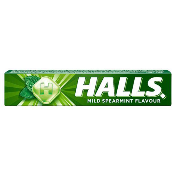HALLS ΚΑΡΑΜΕΛΕΣ MILD SPEARMINT 32g