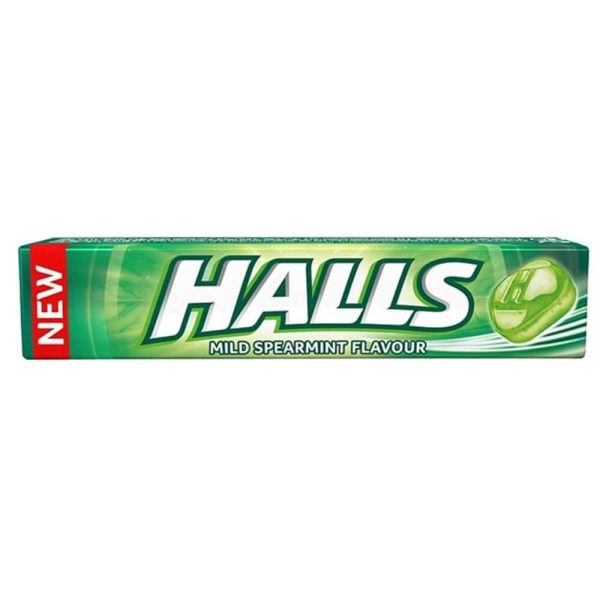 HALLS ΚΑΡΑΜΕΛΕΣ MILD SPEARMINT 32g