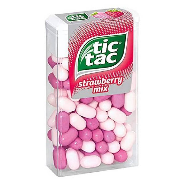 ΚΑΡΑΜΕΛΑΚΙΑ TIC TAC STRAWBERRY MIX 18g