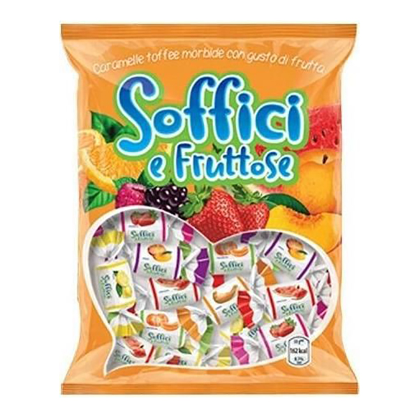 ΚΑΡΑΜΕΛΕΣ ΦΡΟΥΤΩΝ SOFFICI e FRUTTOSE 300g