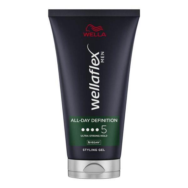 WELLAFLEX MEN GEL No.5 150ml ALL DAY DEFINITION ULTRA STRONG HOLD