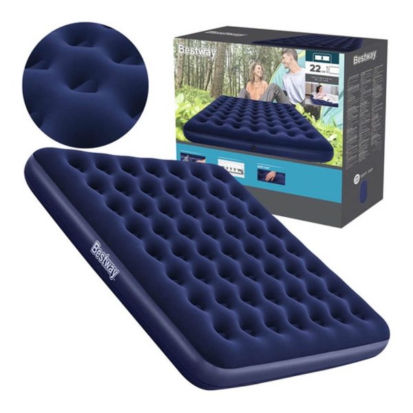 ΣΤΡΩΜΑ CAMPING ΥΦΑΣΜΑΤΙΝΟ KING SIZE 203Χ185Χ22εκ. Νο.67004