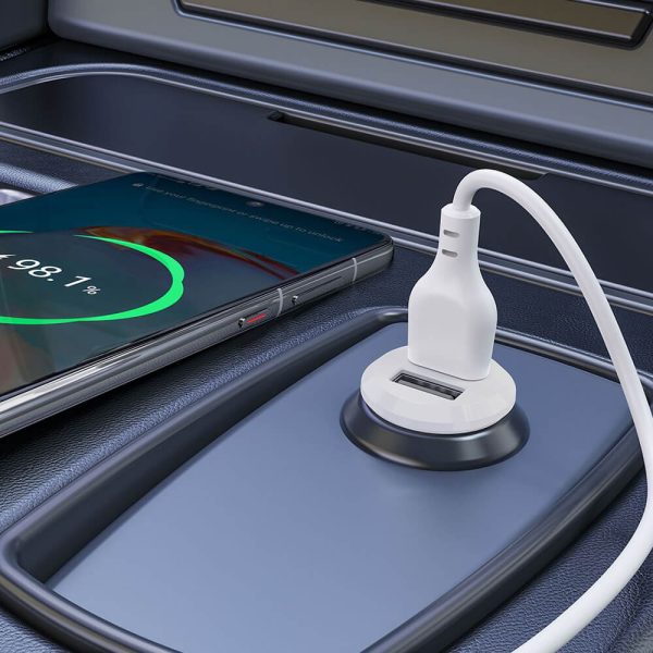 ΦΟΡΤΙΣΤΗΣ ΑΥΤΟΚΙΝΗΤΟΥ με 2 Θύρες USB 2.4A και Καλώδιο Type-C XO CC67 (NB103)