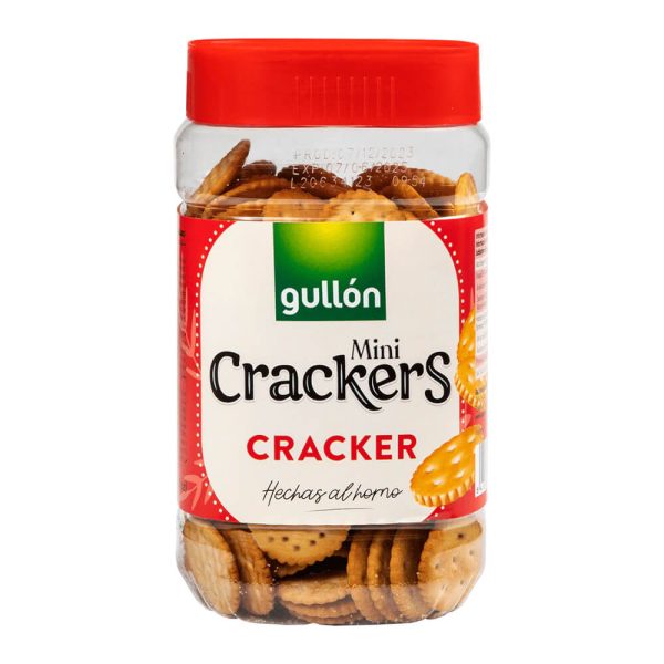GULLON MINI CRACKERS ΣΤΡΟΓΓΥΛΑ ΣΕ ΒΑΖΟ 350g
