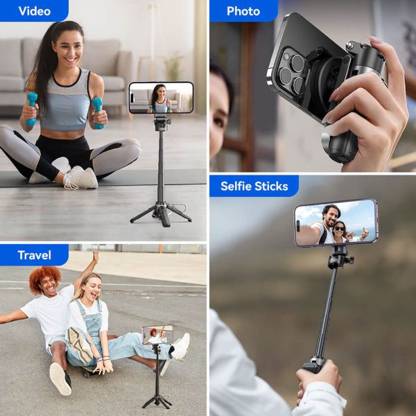 Selfie Stick Bluetooth Τρίποδο Μαγνητικό Πολυλειτουργικό 4-in-1 XO SS22