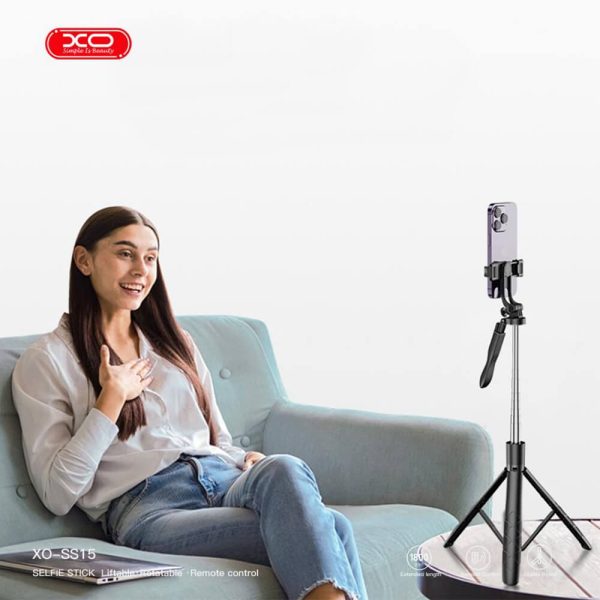 Selfie Stick Bluetooth Τρίποδο 1.8m XO SS15