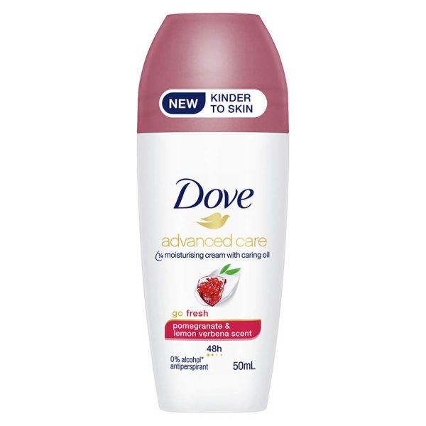 DOVE DEO ROLL-ON 50ml POMEGRANATE & LEMON VERBENA