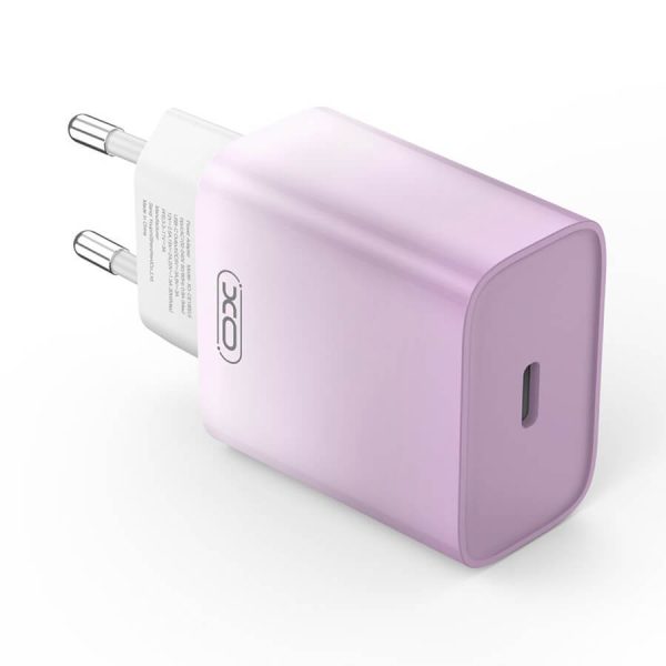 ΦΟΡΤΙΣΤΗΣ USB-C 30W EU ΓΡΗΓΟΡΗΣ ΦΟΡΤΙΣΗΣ Purple XO-CE18
