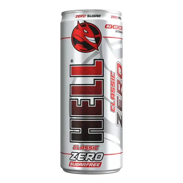 HELL ENERGY DRINK 250ml CLASSIC ZERO SUGARFREE