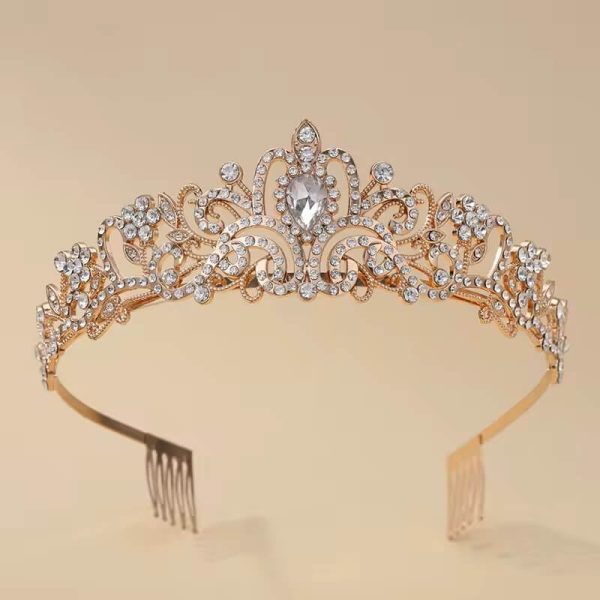 ΣΤΕΜΜΑ TIARA ΜΕΤΑΛΛΙΚΗ ΧΡΥΣΗ 1600