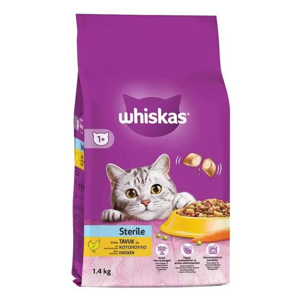 WHISKAS ΚΡΟΚΕΤΕΣ ΓΑΤΑΣ 1400g ΚΟΤΟΠΟΥΛΟ